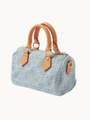 DENIM MINI DUFFLE BAG