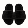 BLACK PILLOW SANDALS