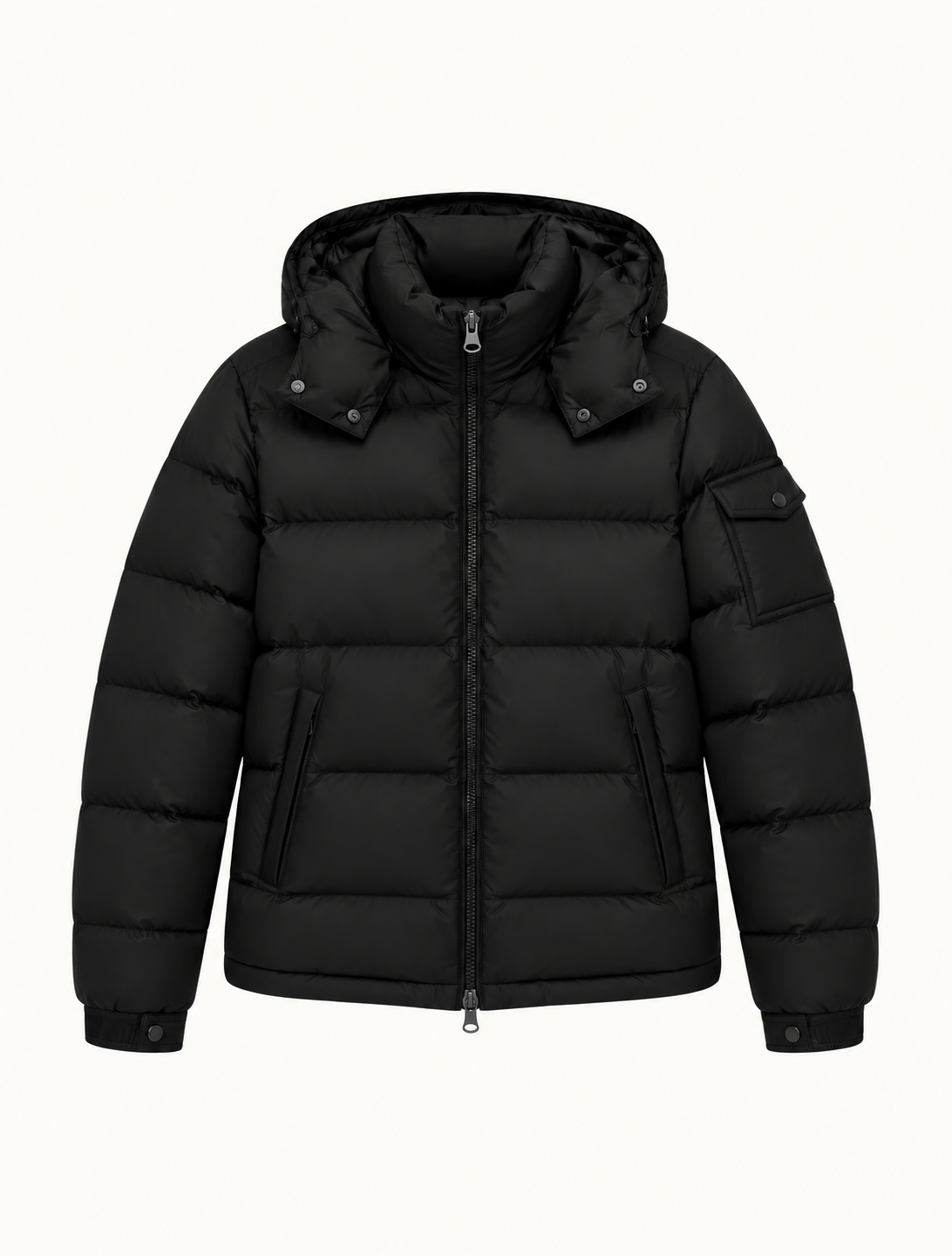 BLACK MATT COAT